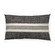Mercana Sharon 14 x 26 Black With Stripes Decorative Pillow Cover