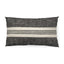 Mercana Sharon 14 x 26 Black With Stripes Decorative Pillow Cover