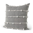 Mercana Linda 20 x 20 Navy And Cream With White Detail Decorative Pillow Cover