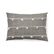 Mercana Linda 13 x 21 Navy And Cream With White Detail Decorative Pillow Cover