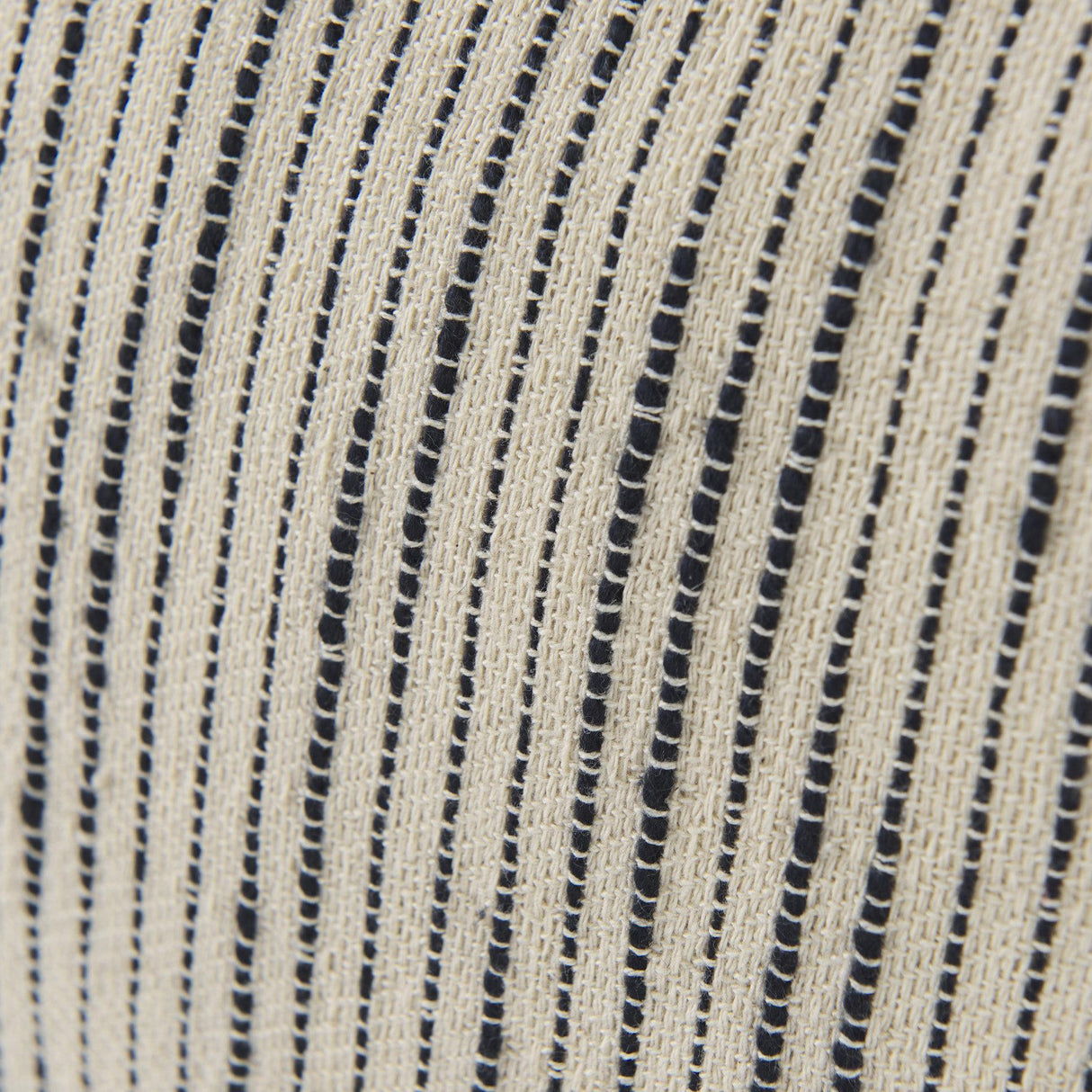 Mercana Krystal 20 x 20 Cream/Blue Pom Pom Decorative Pillow Cover