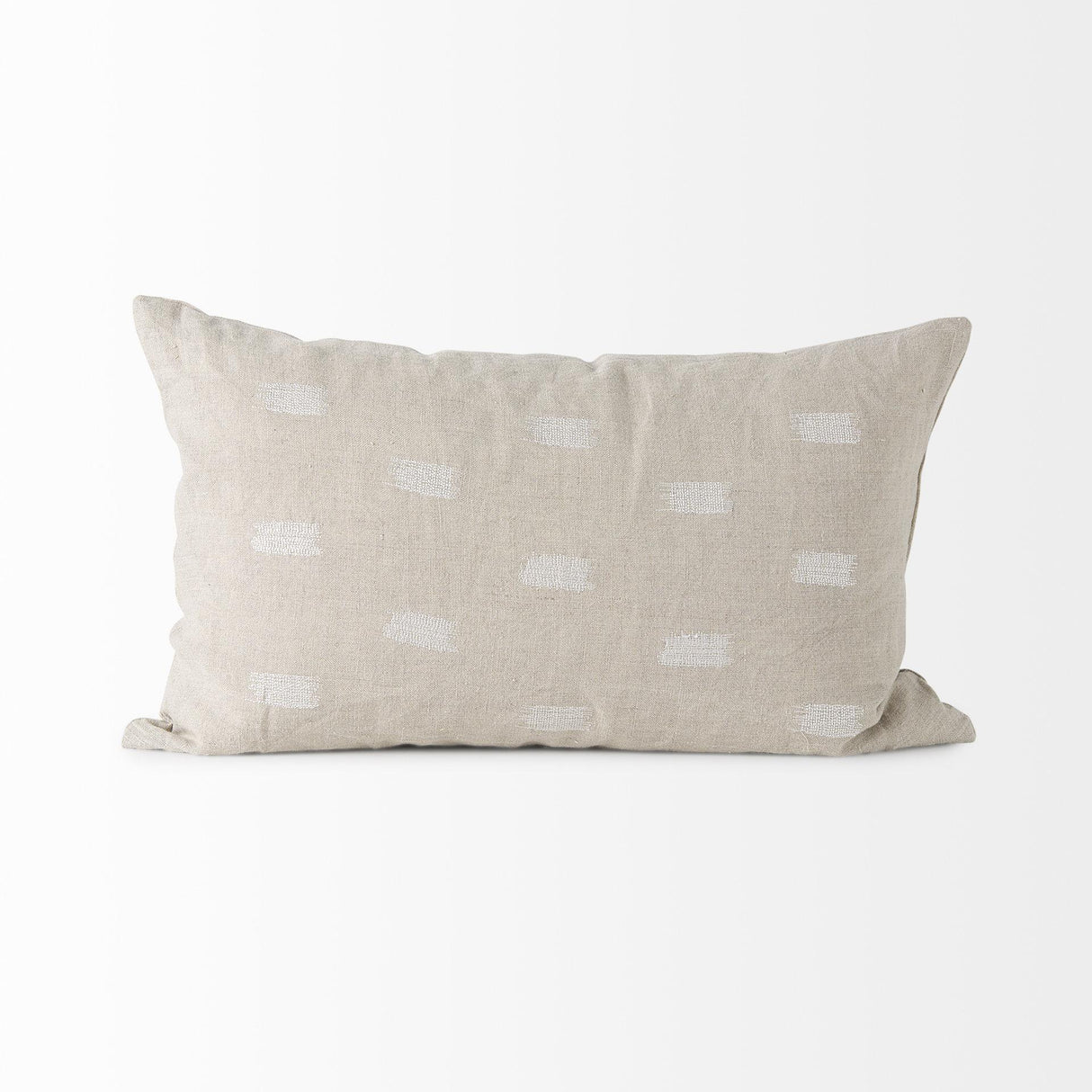 Mercana Lacey 13 x 21 Beige/White Decorative Pillow Cover