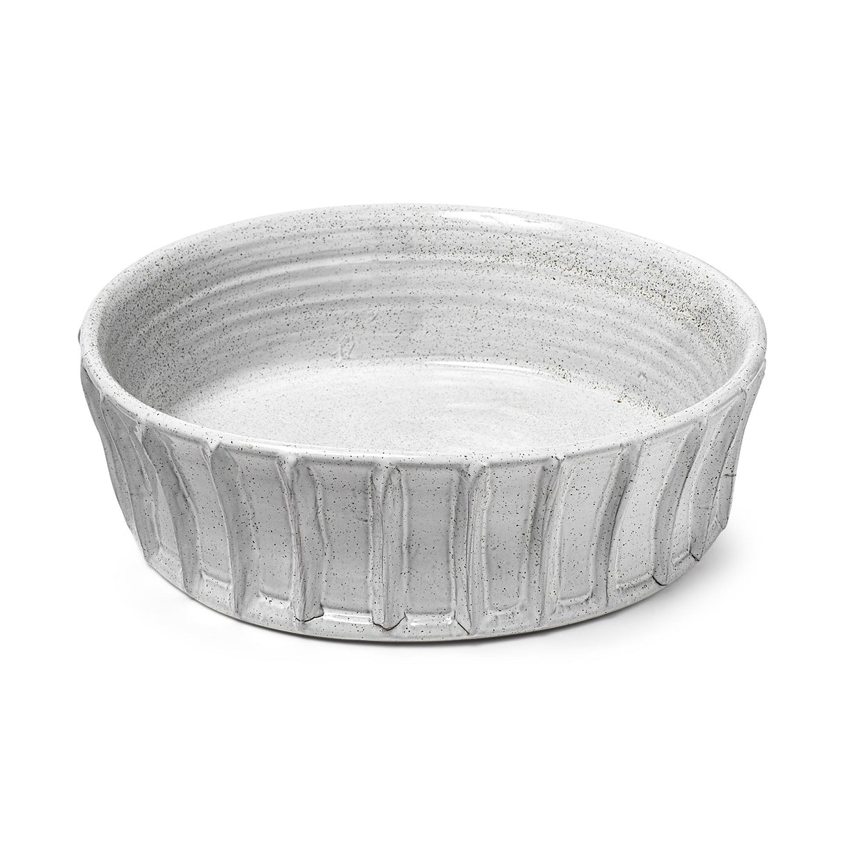 Mercana Silone (Large) 16L x 16W White Ceramic Bowl