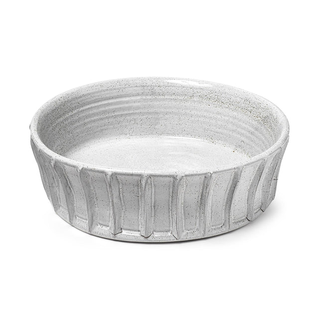 Mercana Silone (Large) 16L x 16W White Ceramic Bowl
