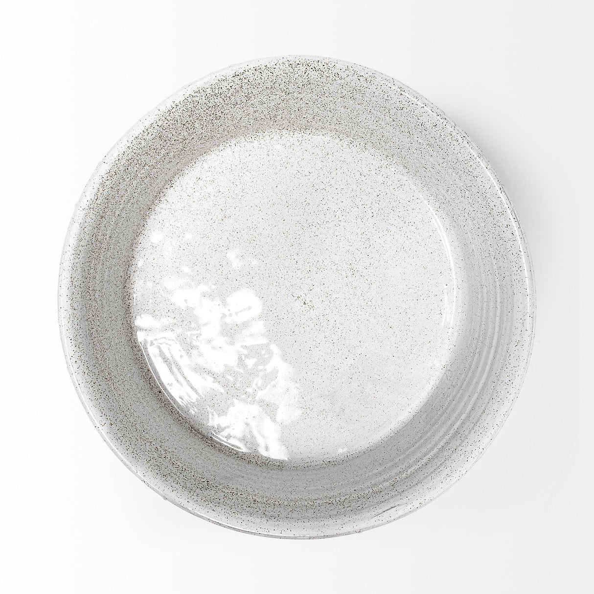 Mercana Silone (Large) 16L x 16W White Ceramic Bowl