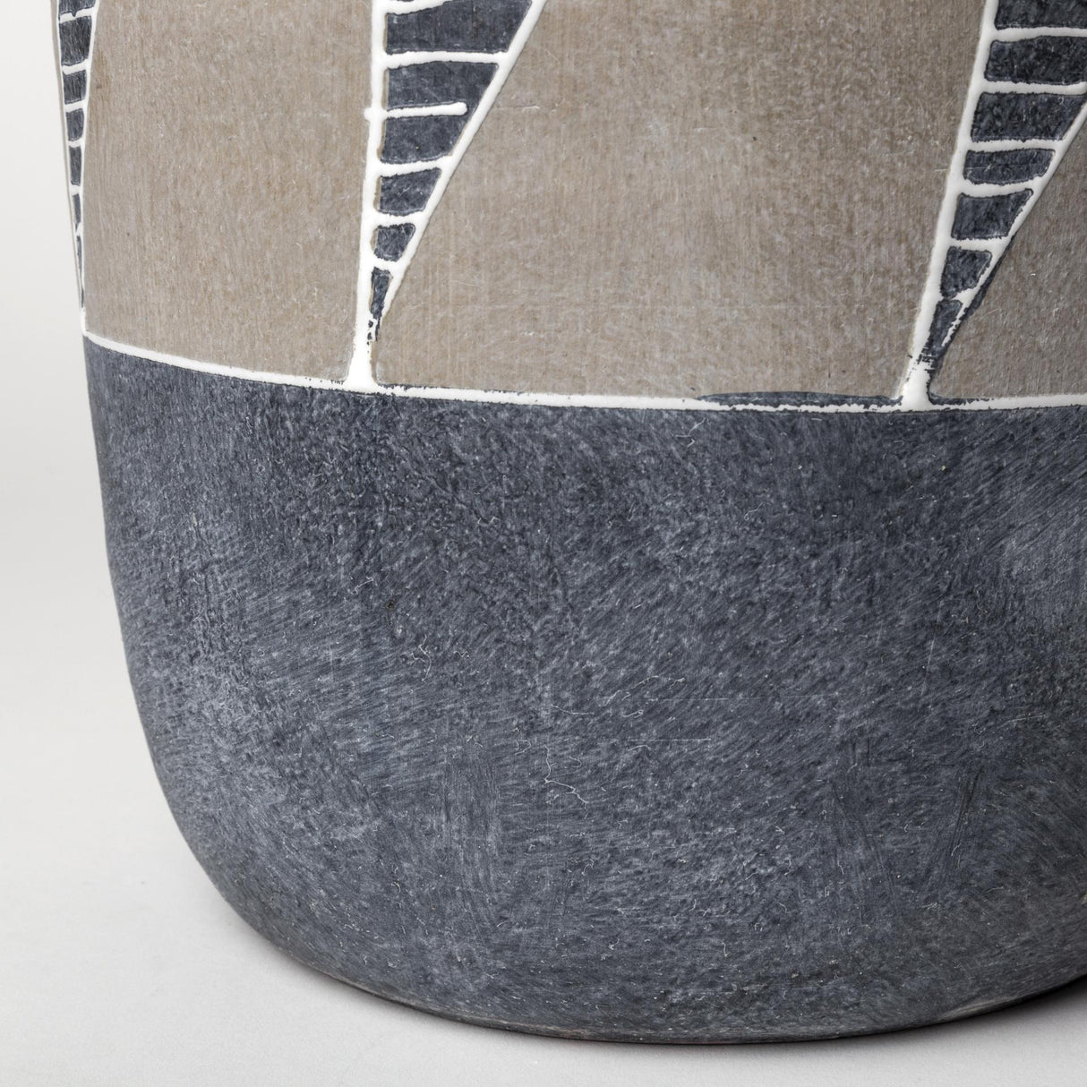 Mercana Cove Grey/Brown Ceramic Vase