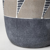 Mercana Cove Grey/Brown Ceramic Vase