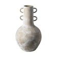 Mercana Sherry Rustic Brown Tall Neck Ceramic Vase