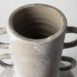 Mercana Sherry Rustic Brown Tall Neck Ceramic Vase