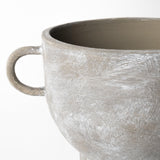 Mercana Deya Small Rustic Brown Ceramic Vase