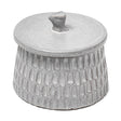 Mercana Azul (Large) 5L x 5W Gray Ceramic Detailed Decorative Box