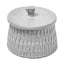 Mercana Azul (Large) 5L x 5W Gray Ceramic Detailed Decorative Box