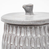 Mercana Azul (Large) 5L x 5W Gray Ceramic Detailed Decorative Box