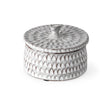 Mercana Azul (Small) 5L x 5W Gray Ceramic Detailed Decorative Box