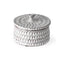 Mercana Azul (Small) 5L x 5W Gray Ceramic Detailed Decorative Box