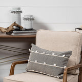 Mercana Farmhampton Large Gray Spoked Ceramic Vase