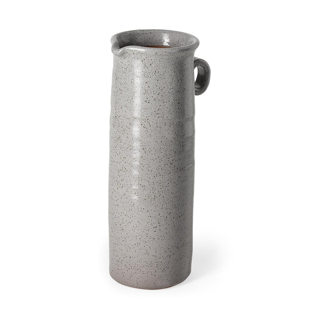 Mercana Frieda Large Freckled Gray Ceramic Jug