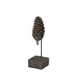 Mercana Pinterra (Small) 4L x 4W Brown Resin Pinecone Replica