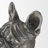 Mercana Bruno (Set of 2) 5L x 5W Silver American Bulldog Bookends