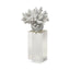 Mercana Isla (Large) 5L x 5W White Replica Resin Coral On Clear White Glass