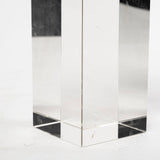 Mercana Isla (Large) 5L x 5W White Replica Resin Coral On Clear White Glass