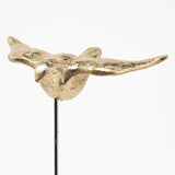 Mercana Aya Set of 3 11L x 4W Gold Metal Decorative Birds
