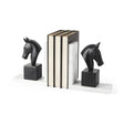 Mercana Hidalgo (Set of 2) 14L x 3W Black Majestic Horse Bookends