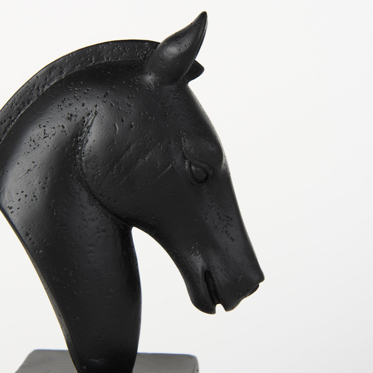 Mercana Hidalgo (Set of 2) 14L x 3W Black Majestic Horse Bookends