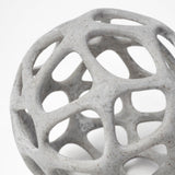 Mercana Spiro 6L x 6W Off-White Hollow Decorative Orb