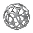 Mercana Spiro 7L x 7W Off-White Hollow Decorative Orb