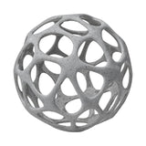 Mercana Spiro 7L x 7W Off-White Hollow Decorative Orb