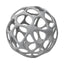 Mercana Spiro 7L x 7W Off-White Hollow Decorative Orb