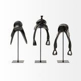 Mercana Colt III 8L x 9W Black Equestrian-Inspired English Horse Saddle