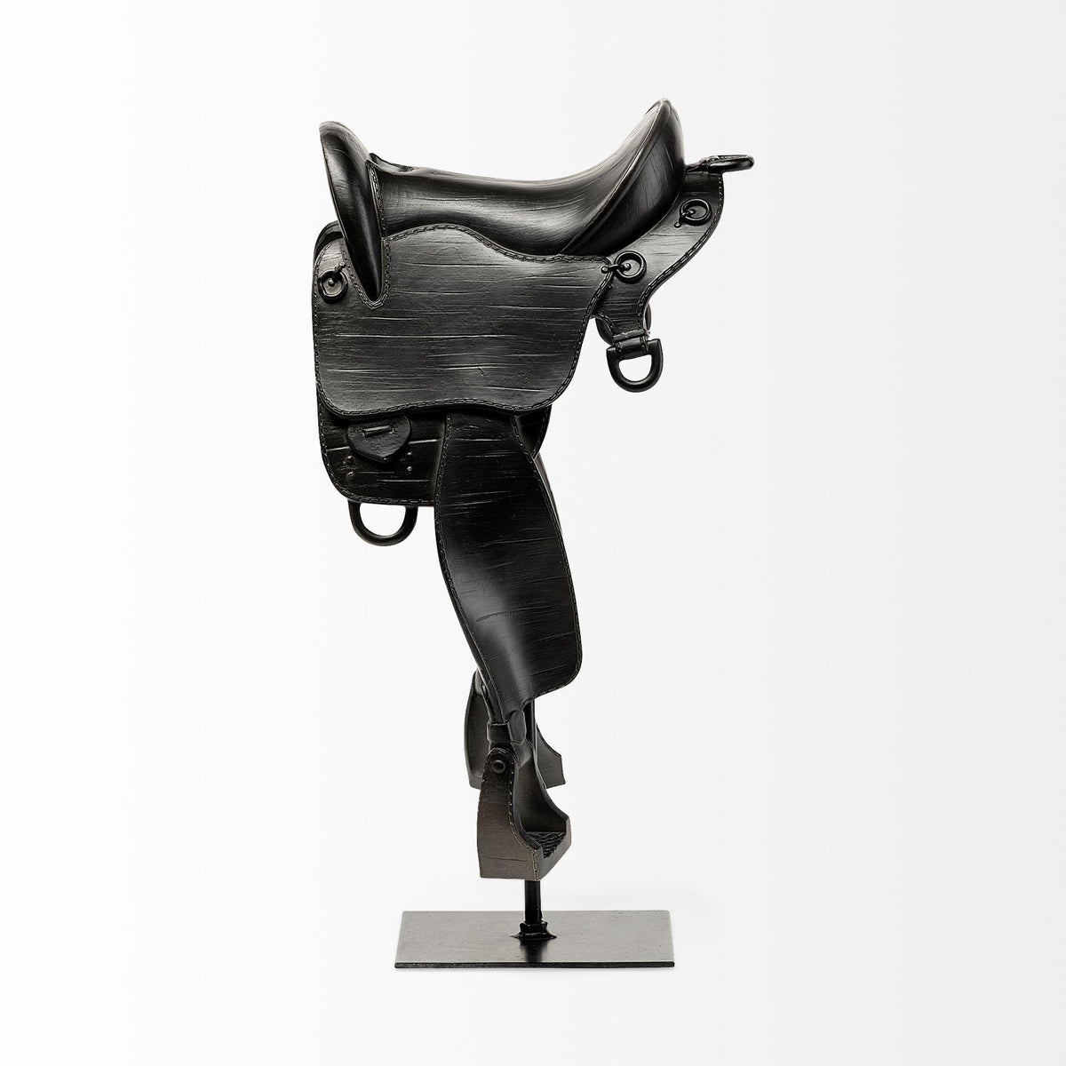 Mercana Colt III 8L x 9W Black Equestrian-Inspired English Horse Saddle