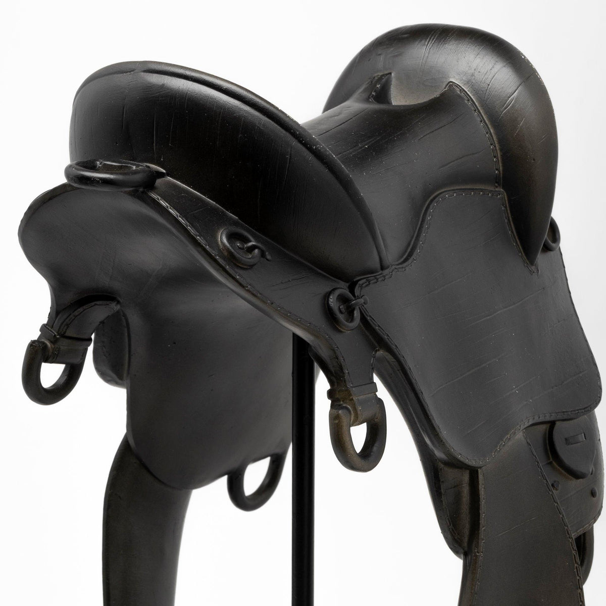 Mercana Colt III 8L x 9W Black Equestrian-Inspired English Horse Saddle