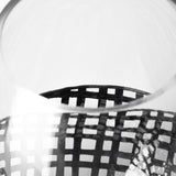 Mercana Reena I Small Black Woven Metal Base Table Candle Holder