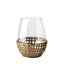 Mercana Reena I Small Gold Woven Metal Base Table Candle Holder