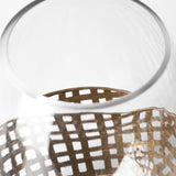 Mercana Reena II Large Gold Woven Metal Base Table Candle Holder
