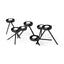 Mercana Meira Black Metal Seven Votive Table Candle Holder