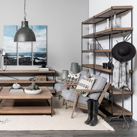 Mercana Idris Set of 2 Black Metal Geometric Mesh Bowls