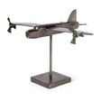 Mercana Maverick I 12L x 16W Gray Metal Bomber Plane