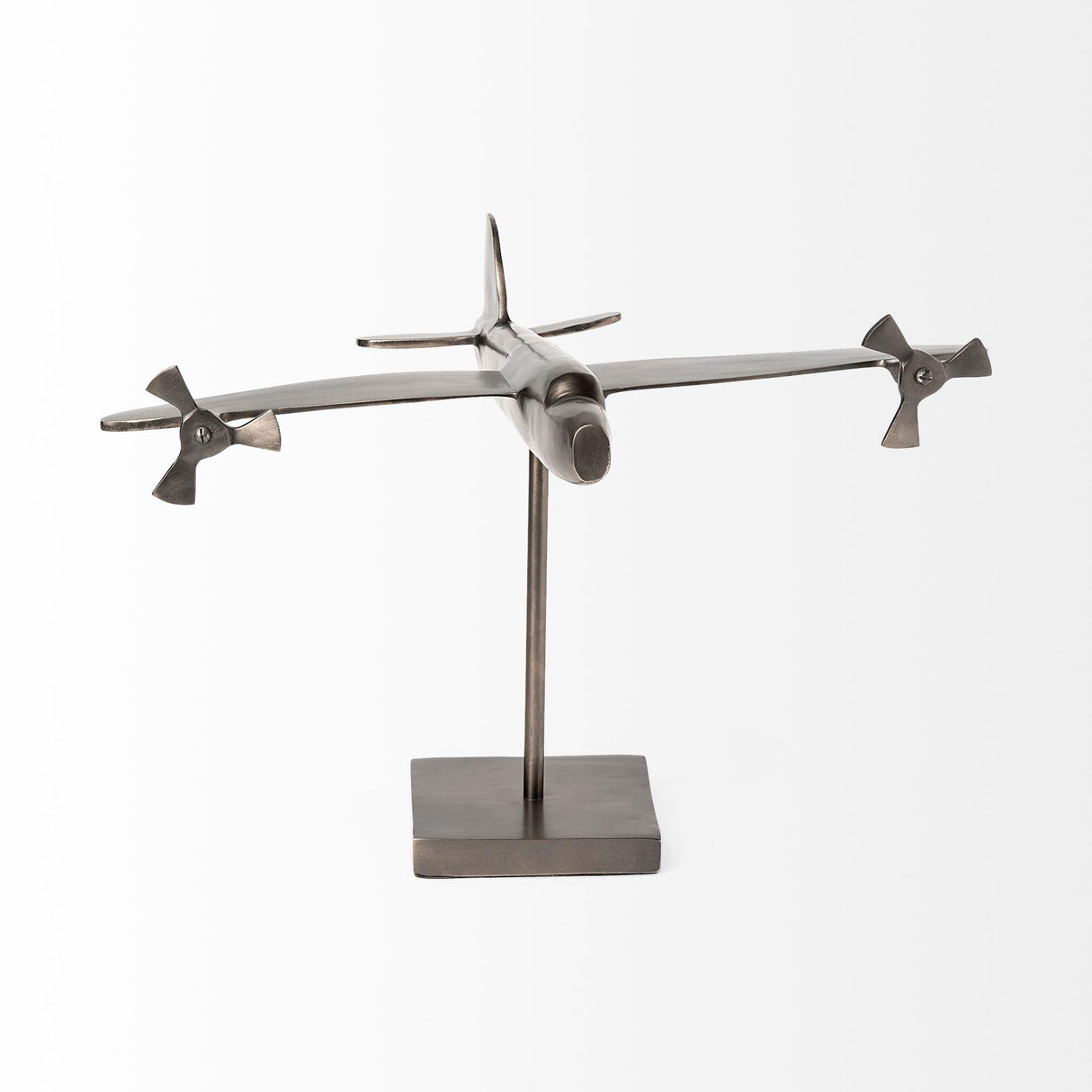 Mercana Maverick I 12L x 16W Gray Metal Bomber Plane