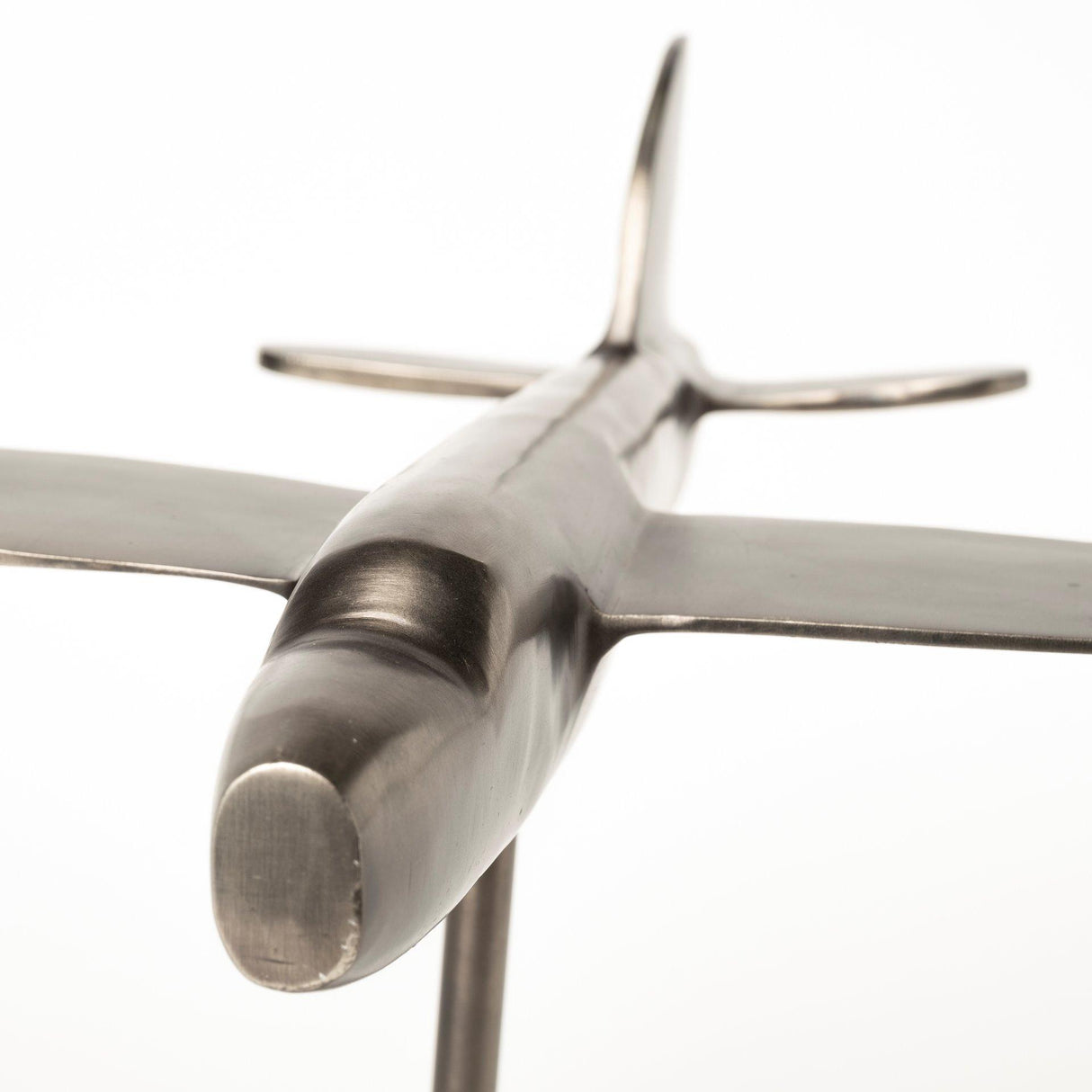 Mercana Maverick I 12L x 16W Gray Metal Bomber Plane