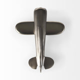 Mercana Maverick II 13L x 11W Gray Metal Fighter Plane