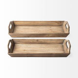 Mercana Tawny (Set of 2) Natural Wooden Trays
