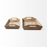 Mercana Tawny (Set of 2) Natural Wooden Trays