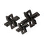 Mercana Aleph (Set of 3) Black Metal Small Medium & Large Jacks