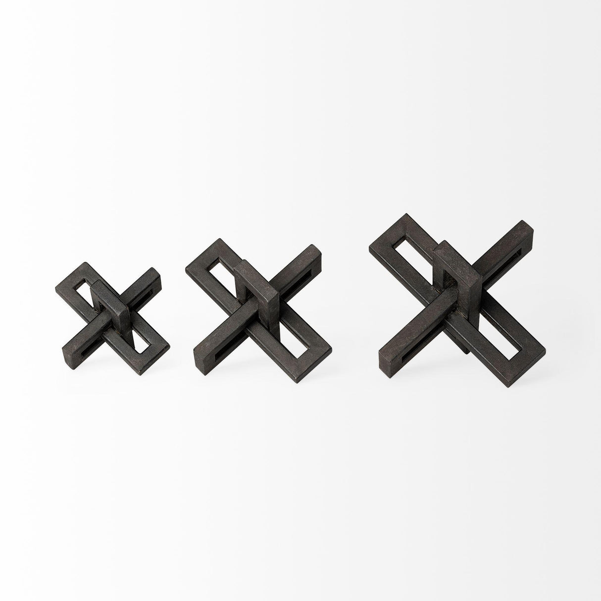 Mercana Aleph (Set of 3) Black Metal Small Medium & Large Jacks