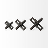 Mercana Aleph (Set of 3) Black Metal Small Medium & Large Jacks