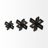 Mercana Aleph (Set of 3) Black Metal Small Medium & Large Jacks